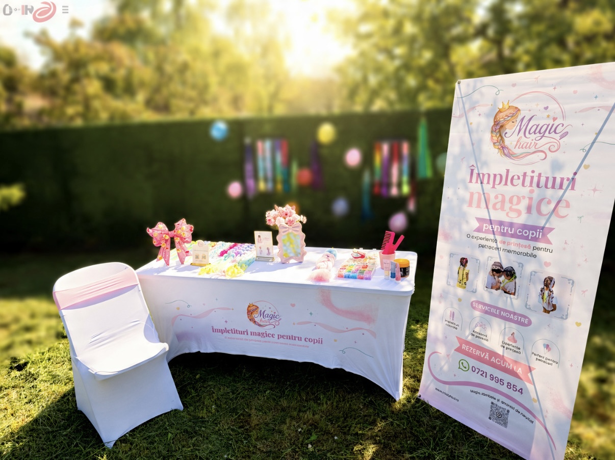 Experiență MagicHair la o petrecere pentru copii